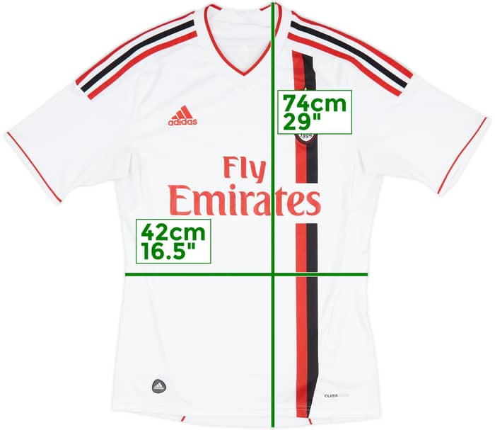2011-12 AC Milan Away - 6/10 - (S)