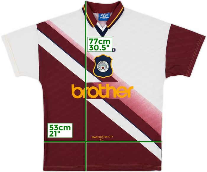 1996-97 Manchester City Away Shirt - 8/10 - (L)