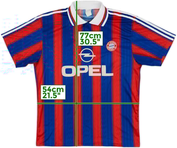 1995-97 Bayern Munich Home Shirt Sforza #14 - 7/10 - (L)