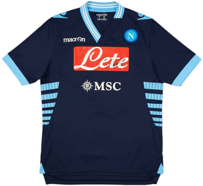 2012-13 Napoli Signed Away Shirt - 5/10 - (L)