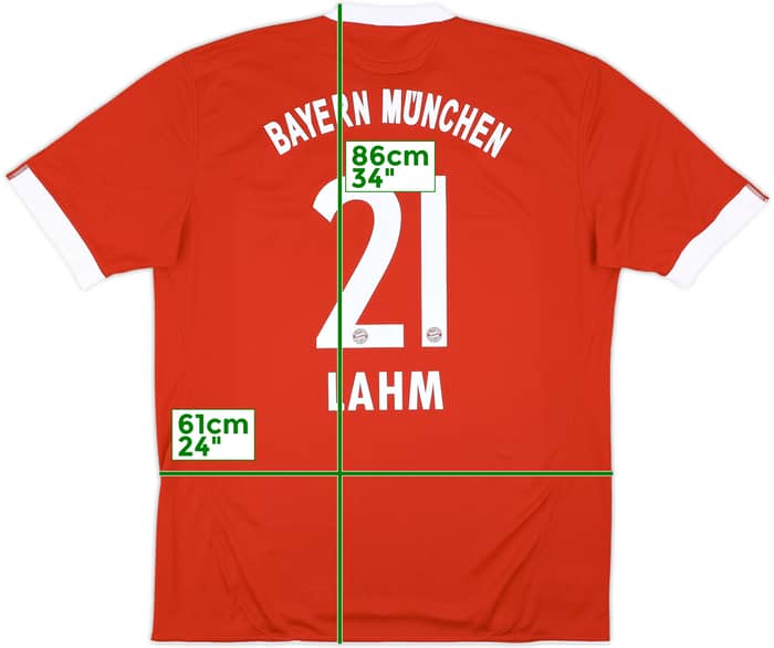 2009-10 Bayern Munich Home Shirt Lahm #21 - 8/10 - (XXL)