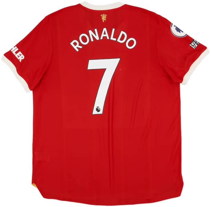 2021-22 Manchester United Authentic Home Shirt Ronaldo #7 - 4/10 - (XXL)