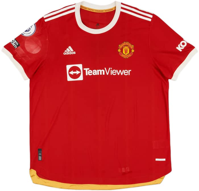2021-22 Manchester United Authentic Home Shirt Ronaldo #7 - 4/10 - (XXL)