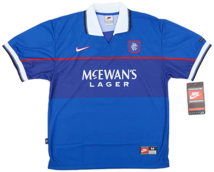 1997-99 Rangers Home Shirt Gascoigne #8 (M)