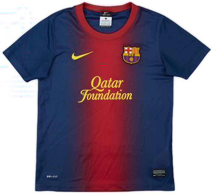 2012-13 Barcelona Basic Home Shirt - 7/10 - (S.Boys)