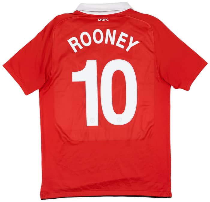2010-11 Manchester United Home Shirt Rooney #10 - 5/10 - (M)