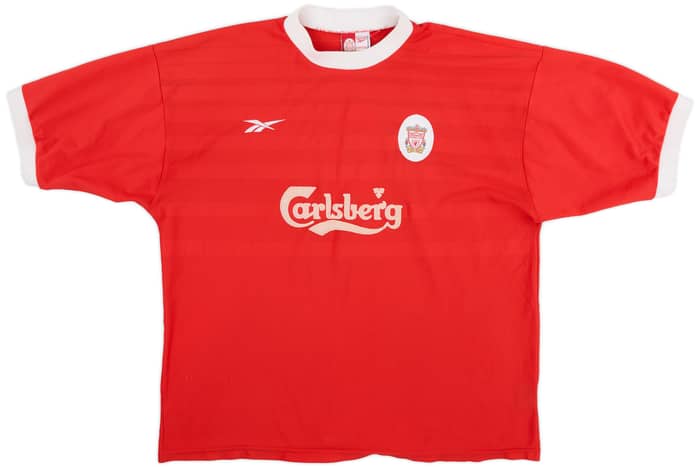 1998-00 Liverpool Home Shirt Fowler #9 - 8/10 - (XXL)