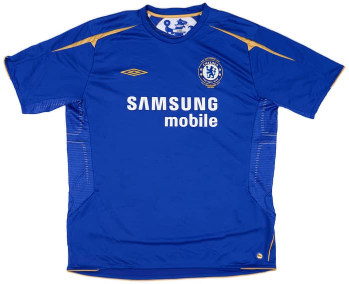 2005-06 Chelsea Centenary Home Shirt Makelele #4 - 9/10 - (XXL)