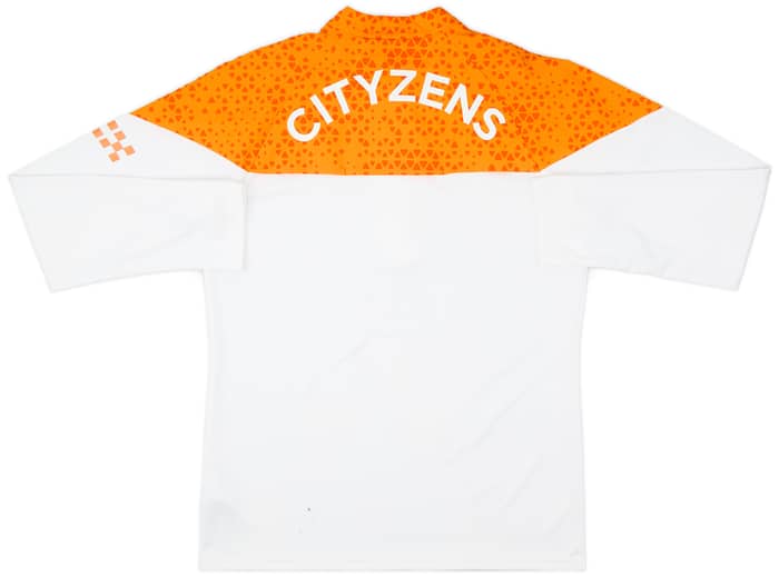 2023-24 Manchester City Player Issue 1/4 Zip Training Top # - 7/10
