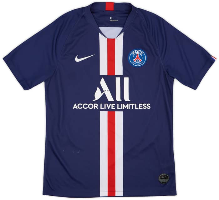 2019-20 Paris Saint-Germain Home Shirt Mbappe #7 - 6/10 - (M)