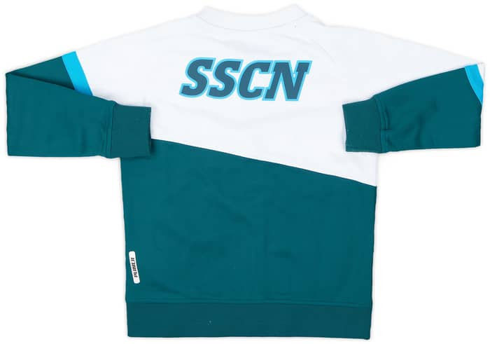2020-21 Napoli Kappa Track Jacket - 8/10 - (S.Boys)