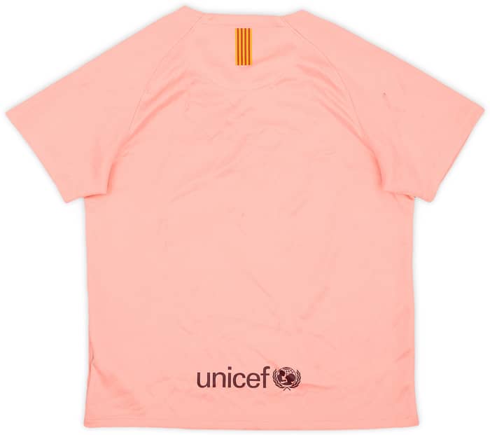2018-19 Barcelona Third Shirt - 6/10 - (7-8Y)