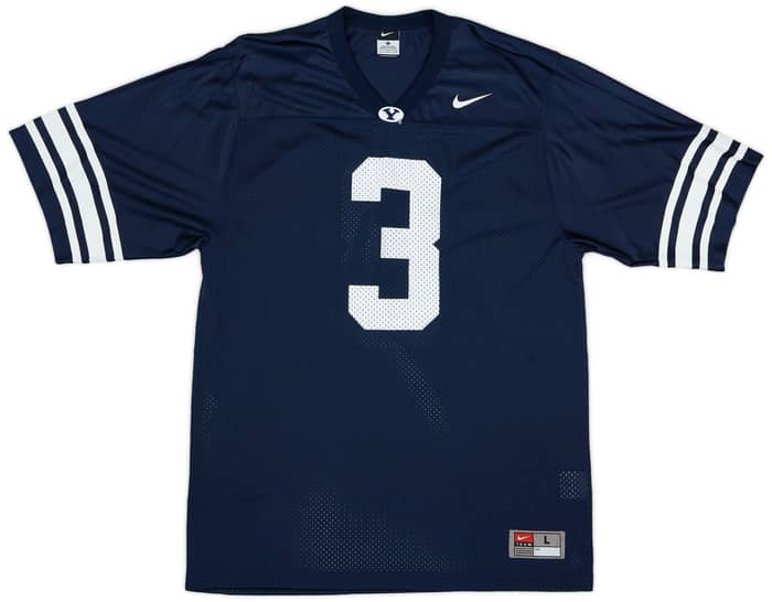 2010-13 BYU Cougars Van Noy #3 Nike Home Jersey - 9/10 - (L)