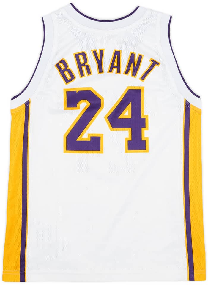 2006-10 LA Lakers Bryant #24 Champion Alternate Jersey - 7/10 - (M.Boys)