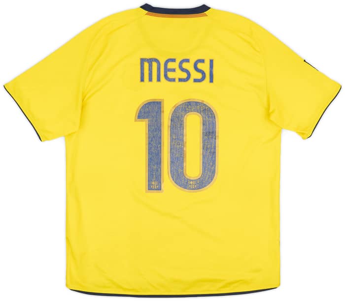 2008-10 Barcelona Away Shirt Messi #10 - 5/10 - (L)