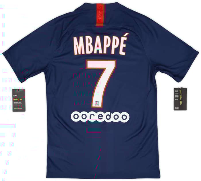 2019-20 Paris Saint-Germain Home Shirt Mbappe #7 (S)