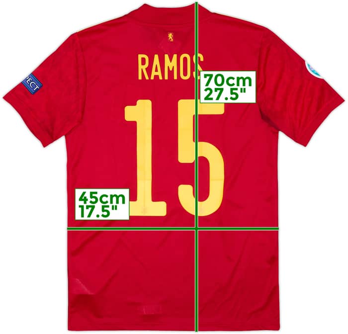 2020-21 Spain Home Shirt Ramos #15 (S)