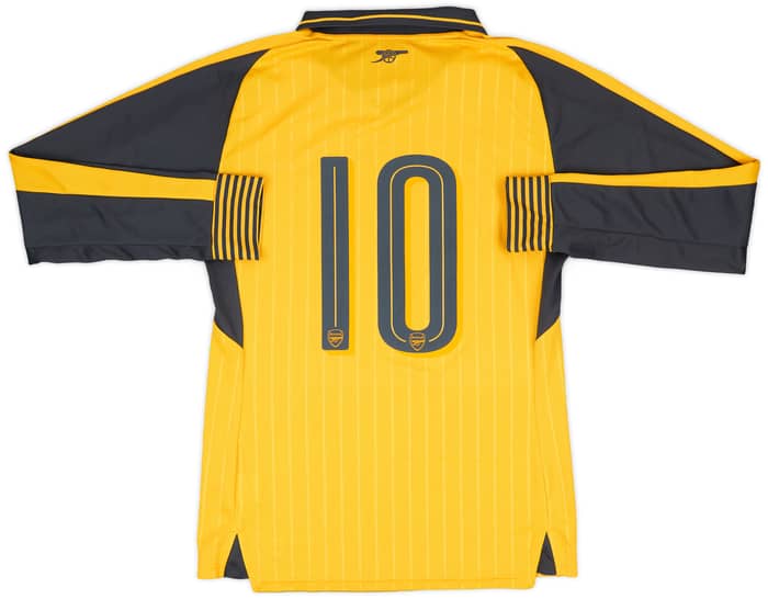 2016-17 Arsenal Match Issue Away L/S Shirt #10