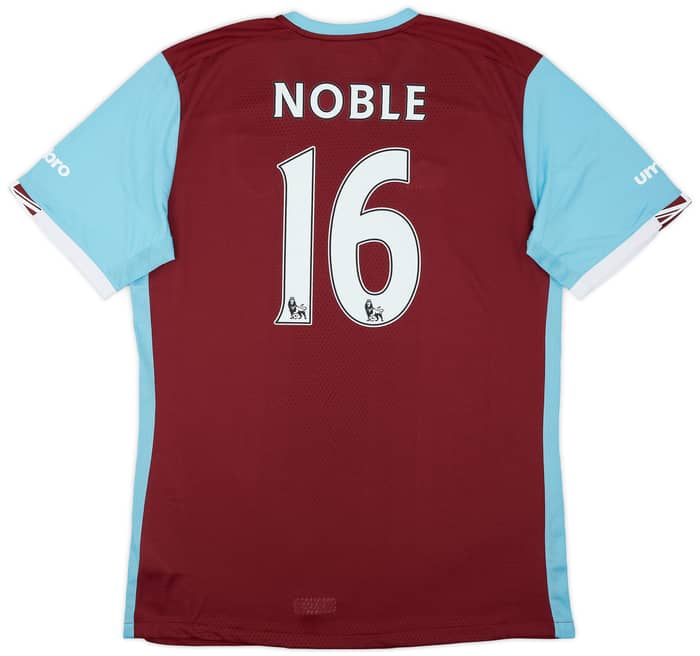 2016-17 West Ham Home Shirt Noble #16 (XL)