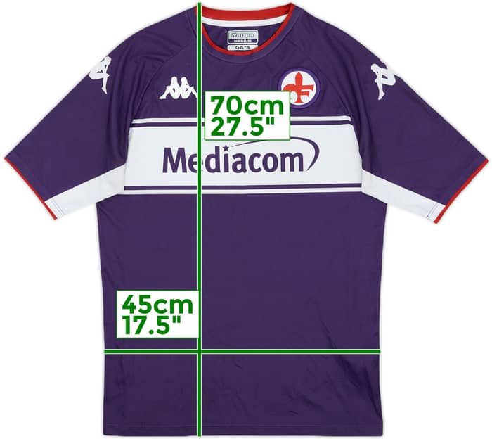 2021-22 Fiorentina Home Shirt - 6/10 - (M)