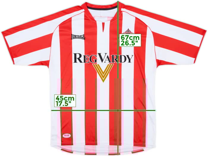 2005-07 Sunderland Home Shirt - 8/10 - (L)