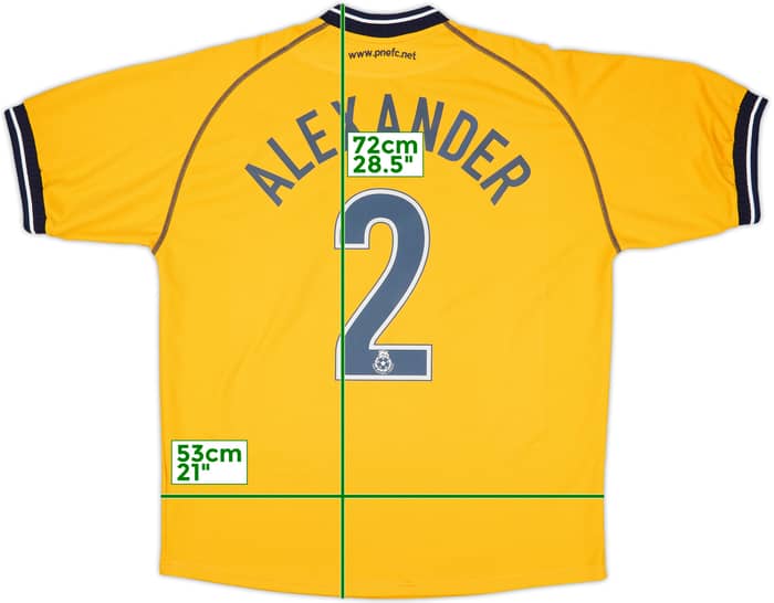 2001-02 Preston Away Shirt Alexander #2 - 8/10 - (L)