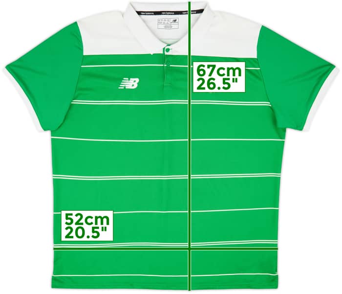 2017-18 Celtic New Balance Polo Shirt - 10/10 - (XXL)
