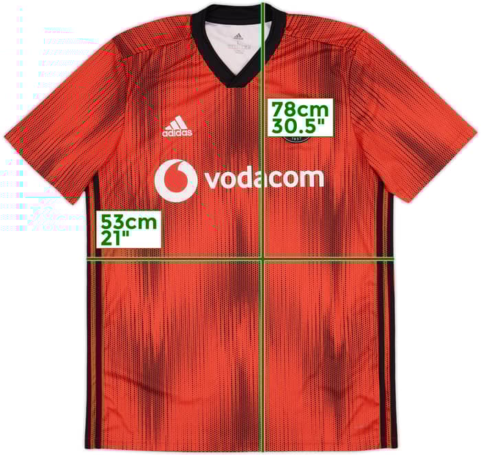 2019-20 Orlando Pirates Home Shirt - 7/10 - (L)