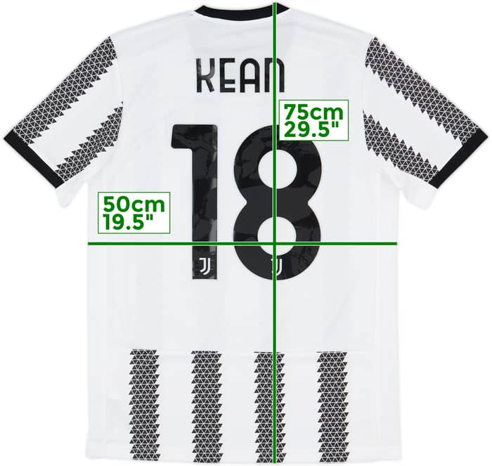 2022-23 Juventus Home Shirt Kean #18 - 10/10 - (M)