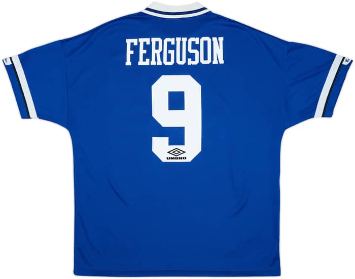 1993-95 Everton Home Shirt Ferguson #9 - 8/10 - (XL)