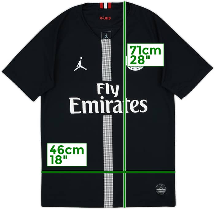 2018-19 Paris Saint-Germain Third/Home Shirt - 7/10 - (S)