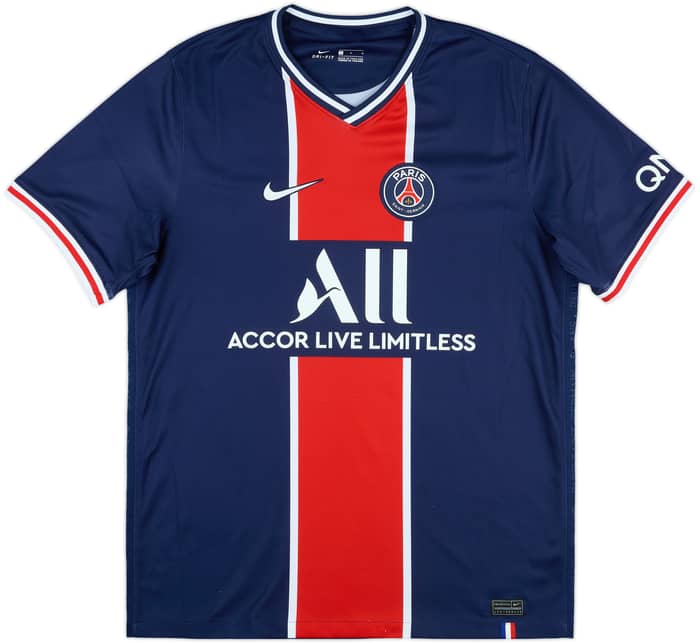 2020-21 Paris Saint-Germain Home Shirt - 9/10 - (L)