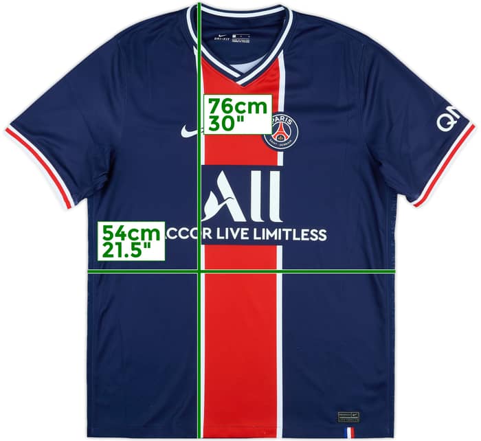 2020-21 Paris Saint-Germain Home Shirt - 9/10 - (L)