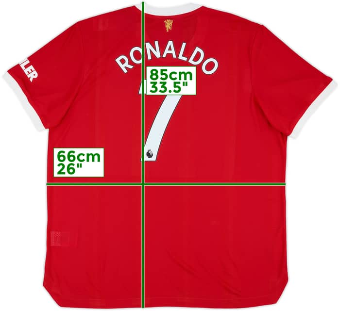 2021-22 Manchester United Home Shirt Ronaldo #7 (XXL)