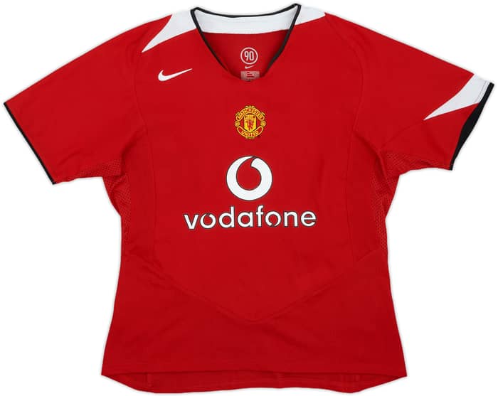 2004-06 Manchester United Home Shirt - 9/10 - (Women's M)