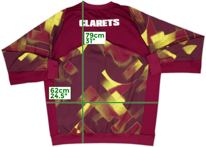 2021-22 Burnley Umbro Drill Top - 10/10 - (XXL)