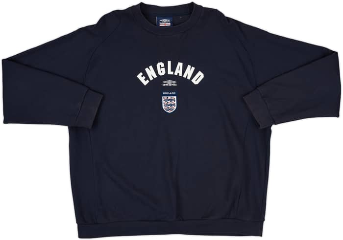 2000-02 England Umbro Sweat Top - 8/10 - (XXL)