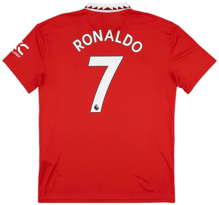 2022-23 Manchester United Home Shirt Ronaldo #7 - 8/10 - (XXL)