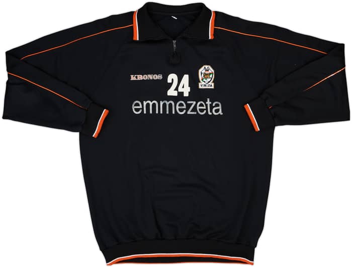 1999-00 Venezia Player Issue Kronos 1/4 Zip Drill Top #24 - 5/10 - (XL)