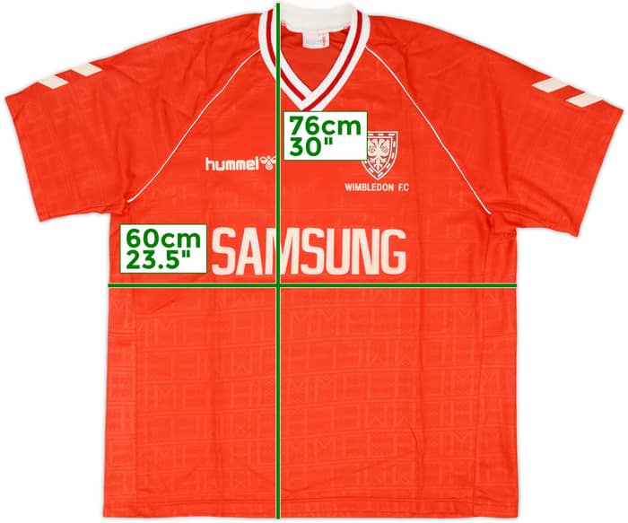 1990-91 Wimbledon Away Shirt #10 - 9/10 - (XL)