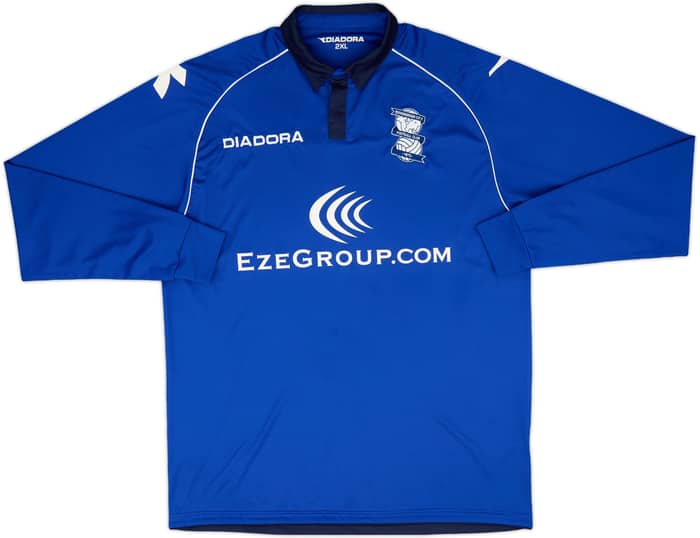 2012-13 Birmingham Home L/S Shirt - 8/10 - (XXL)