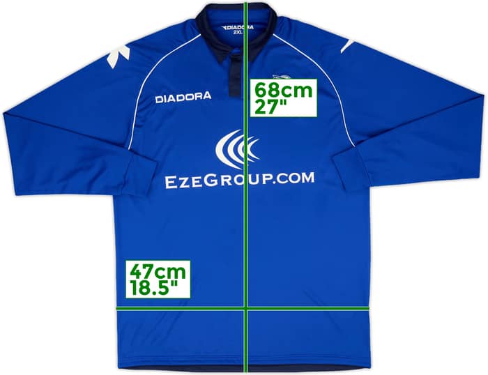 2012-13 Birmingham Home L/S Shirt - 8/10 - (XXL)