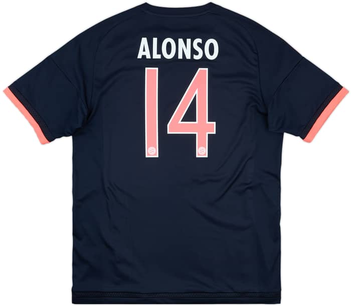 2015-16 Bayern Munich Third Shirt Alonso #14 - 4/10 - (L)