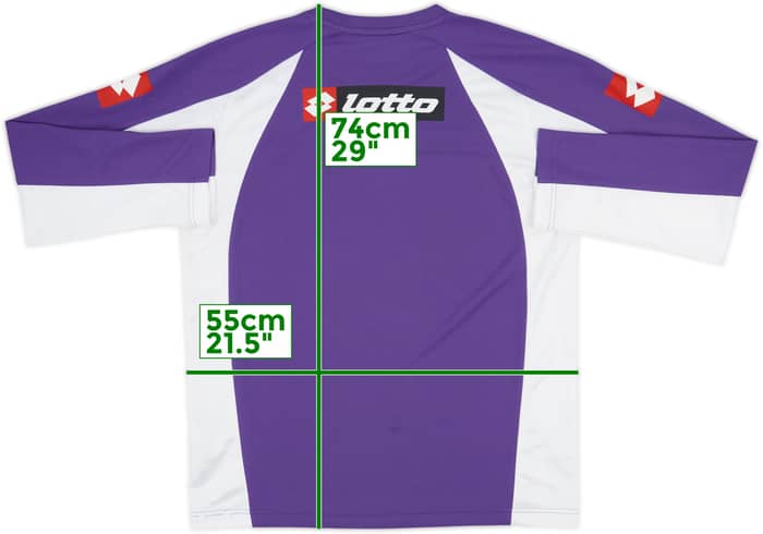 2008-09 Fiorentina Lotto Training L/S Shirt - 8/10 - (L)