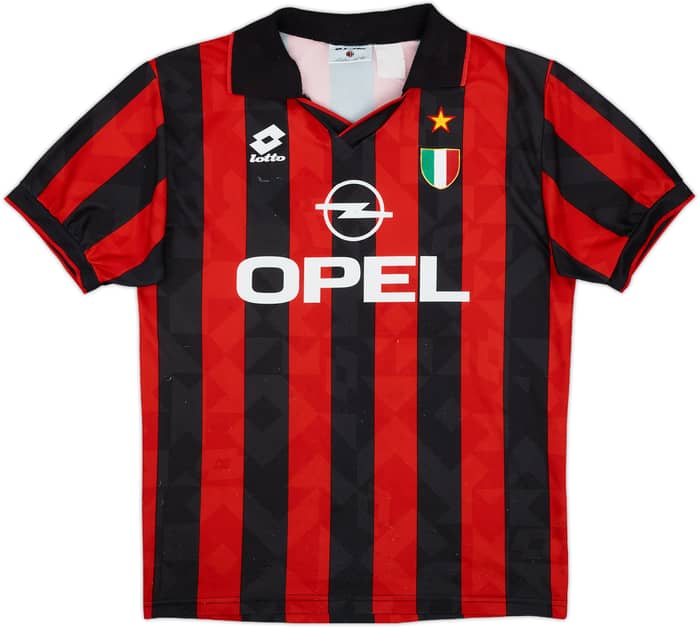 1994-95 AC Milan Home Shirt - 4/10 - (L)