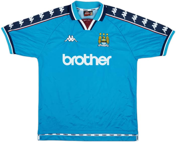 1997-99 Manchester City Home Shirt - 9/10 - (L)