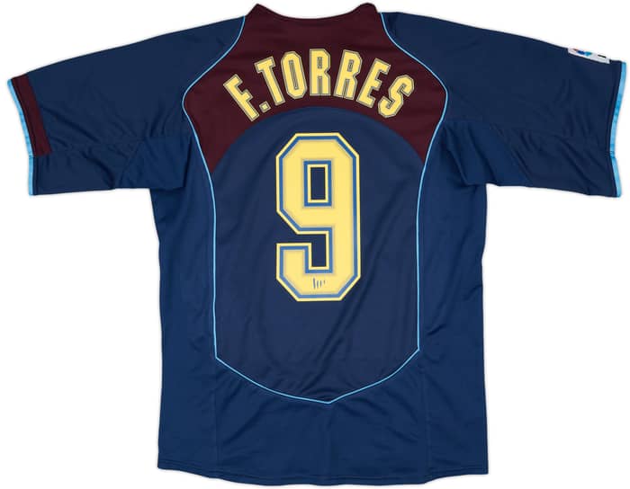 2004-05 Atletico Madrid Away Shirt Torres #9 - 8/10 - (M)