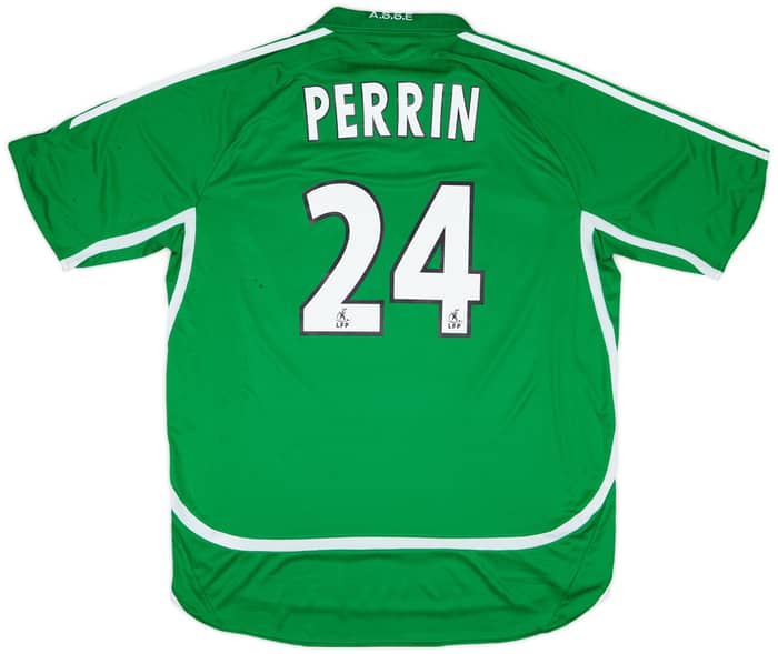 2006-07 Saint Etienne Home Shirt Perrin #24 - 6/10 - (XL)