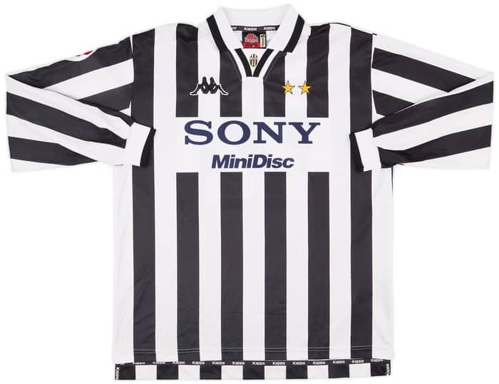 1996-97 Juventus Match Issue Home L/S Shirt #22