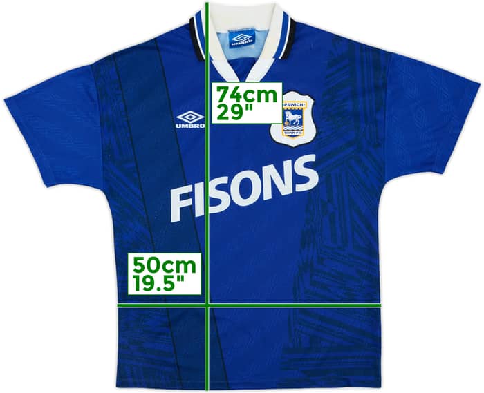 1994-95 Ipswich Town Home Shirt - 8/10 - (M)
